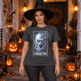 Forgotten Echoes T-Shirt – Dark Editorial Graphic Design Graphic Tee - Color: dark heather