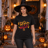 Fright Night T-Shirt – Halloween Streetwear Graphic Graphic Tee - Color: black