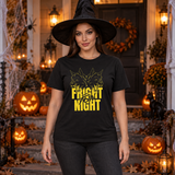 Fright Night T-Shirt – Halloween Streetwear Graphic Graphic Tee - Color: black