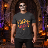 Fright Night T-Shirt – Halloween Streetwear Graphic Graphic Tee - Color: dark heather