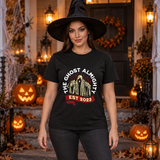 Ghost T-Shirt – Skull & Reaper Gothic Graphic Graphic Tee - Color: black