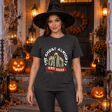 Ghost T-Shirt – Skull & Reaper Gothic Graphic Graphic Tee - Color: charcoal