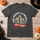 Ghost T-Shirt – Skull & Reaper Gothic Graphic Graphic Tee - Color: dark heather