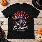 Ghostly Buccaneers T-Shirt – Skull & Reaper Gothic Graphic Graphic Tee - Color: black