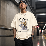 Glorious Statue Gold Drip T-Shirt – Dark Art / Renaissance Aesthetic Graphic Tee - Color: natural