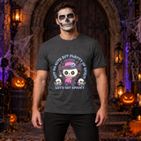 Got No Guts But Plenty Of Spirit Funny Bones T-Shirt – Skull & Reaper Gothic Graphic Graphic Tee - Color: dark heather