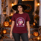 Got No Guts But Plenty Of Spirit Funny Bones T-Shirt – Skull & Reaper Gothic Graphic Graphic Tee - Color: maroon