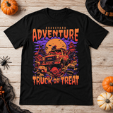 Graveyard Adventure T-Shirt – Dark Editorial Graphic Design Graphic Tee - Color: black