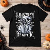 Grim Reaper Halloween Skeleton Funny Death Bones T-Shirt – Skull & Reaper Gothic Graphic Graphic Tee - Color: black