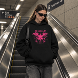 Guardian Angel Wings Hoodie – Gothic Streetwear Poster Graphic Hoodie - Color: black