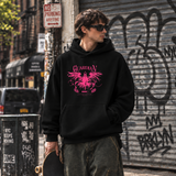 Guardian Angel Wings Hoodie – Gothic Streetwear Poster Graphic Hoodie - Color: black