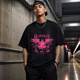 Guardian Angel Wings T-Shirt – Gothic Streetwear Poster Graphic Tee - Color: Black