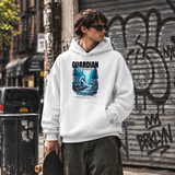 Guardian of the Woods Forest Keeper Hoodie – Gothic Streetwear Poster Graphic Hoodie - Color: white