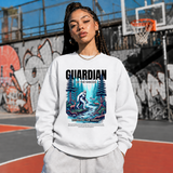 Guardian of the Woods Forest Keeper Sweatshirt – Gothic Streetwear Poster Graphic Sweatshirt - Color: ash