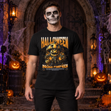 Halloween Pumpkin Sci-fi Future Trick Or Treat T-Shirt – Halloween Streetwear Graphic Graphic Tee - Color: black
