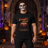 Halloween - Spooky Pumpkin T-Shirt – Halloween Streetwear Graphic Graphic Tee - Color: black