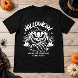 Halloween T-Shirt – Halloween Streetwear Graphic Graphic Tee - Color: black