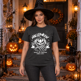 Halloween T-Shirt – Halloween Streetwear Graphic Graphic Tee - Color: charcoal