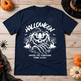 Halloween T-Shirt – Halloween Streetwear Graphic Graphic Tee - Color: navy