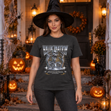 Hallucination T-Shirt – Dark Editorial Graphic Design Graphic Tee - Color: charcoal