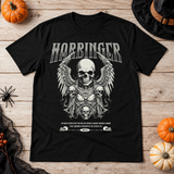Harbinger T-Shirt – Skull & Reaper Gothic Graphic Graphic Tee - Color: black