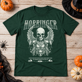 Harbinger T-Shirt – Skull & Reaper Gothic Graphic Graphic Tee - Color: forest green