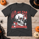 Harmless T-Shirt – Dark Editorial Graphic Design Graphic Tee - Color: charcoal