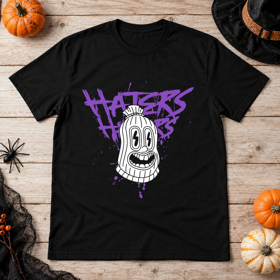 Haters T-Shirt – Dark Editorial Graphic Design Graphic Tee - Color: black