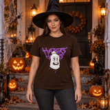 Haters T-Shirt – Dark Editorial Graphic Design Graphic Tee - Color: chocolate