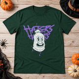 Haters T-Shirt – Dark Editorial Graphic Design Graphic Tee - Color: forest green