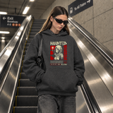Haunted Warrior Hoodie – Gothic Streetwear Poster Graphic Hoodie - Color: dark heather