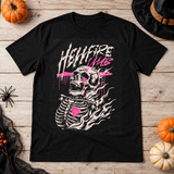 Hellfire Club T-Shirt – Skull & Reaper Gothic Graphic Graphic Tee - Color: black