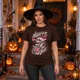 Hellfire Club T-Shirt – Skull & Reaper Gothic Graphic Graphic Tee - Color: chocolate