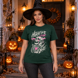 Hellfire Club T-Shirt – Skull & Reaper Gothic Graphic Graphic Tee - Color: forest green