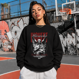Highest Hierarchy Angel Sweatshirt – Dark Editorial / Gothic Streetwear Sweatshirt - Color: black