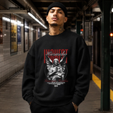 Highest Hierarchy Angel Sweatshirt – Dark Editorial / Gothic Streetwear Sweatshirt - Color: black
