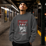 Highest Hierarchy Angel Sweatshirt – Dark Editorial / Gothic Streetwear Sweatshirt - Color: dark heather
