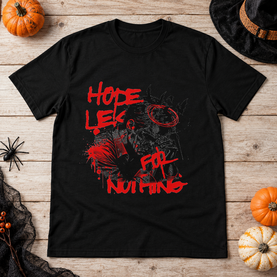 Hopeless T-Shirt – Dark Editorial Graphic Design Graphic Tee - Color: black