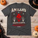 Horror Skull Drawing T-Shirt – Skull & Reaper Gothic Graphic Graphic Tee - Color: dark heather