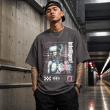 Humanoid Intelligent Cyborg T-Shirt – Vintage Y2K / Acid Graphic Streetwear Tee - Color: Charcoal
