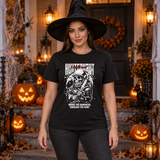 Hunternaut T-Shirt – Dark Editorial Graphic Design Graphic Tee - Color: black