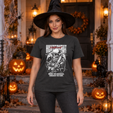 Hunternaut T-Shirt – Dark Editorial Graphic Design Graphic Tee - Color: charcoal