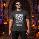 Hunternaut T-Shirt – Dark Editorial Graphic Design Graphic Tee - Color: dark heather