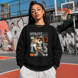 Ignorance Sweatshirt – Experimental Typography Graphic Sweatshirt - Color: black