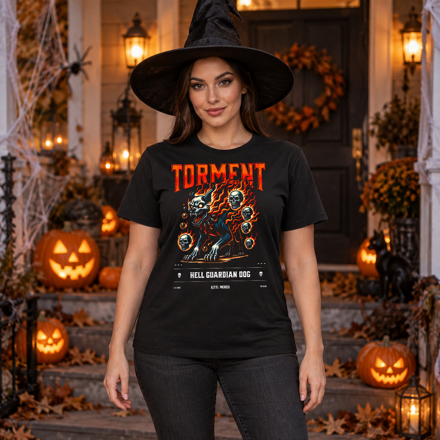 Inferno Streetwear T-Shirt Design T-Shirt – Punk Rock Streetwear Graphic Graphic Tee - Color: black