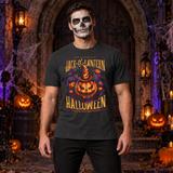 Jack O Lantern Quote Funny Halloween T-Shirt – Funny Halloween Streetwear Graphic Graphic Tee - Color: charcoal
