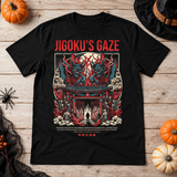 Jigoku's Gaze T-Shirt – Dark Editorial Graphic Design Graphic Tee - Color: black