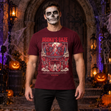 Jigoku's Gaze T-Shirt – Dark Editorial Graphic Design Graphic Tee - Color: maroon