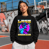 Last Warrior Cyber Girl T-Shirt – Vintage Y2K / Acid Graphic Streetwear Tee - Color: black