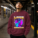 Last Warrior Cyber Girl T-Shirt – Vintage Y2K / Acid Graphic Streetwear Tee - Color: maroon
